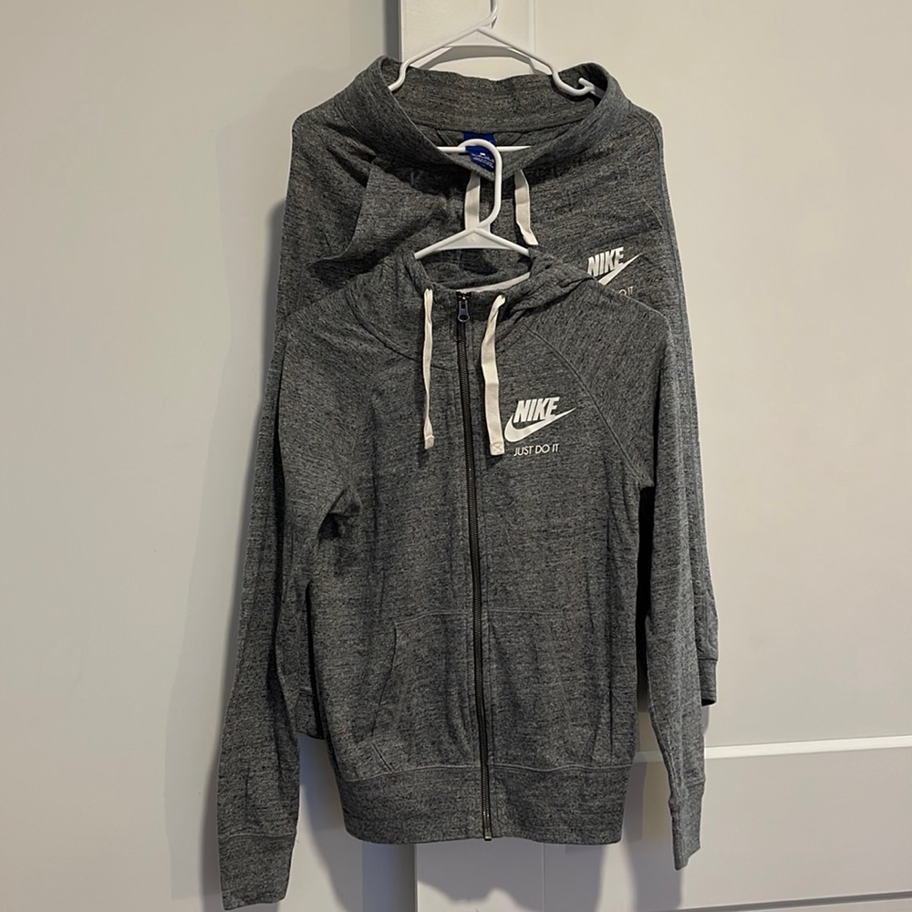Nike hoodie and pedal pusher length